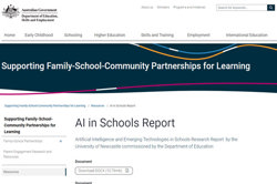 Artificial Intelligence and Emerging Technologies in Schools Research Report Image