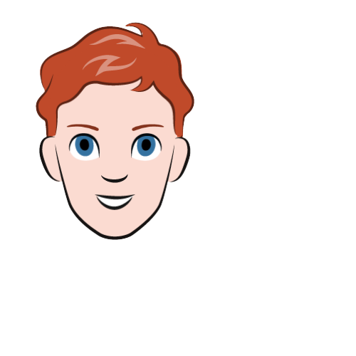 Red-haired man with no glasses
