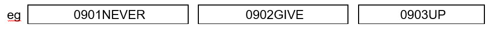 0901Never 0902Give 0903Up Micro:Bit message