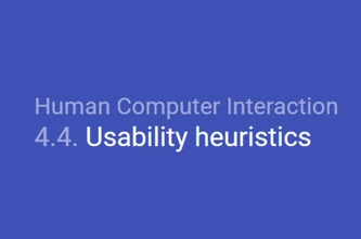 Human Computer Interaction Heuristics Thumbnail