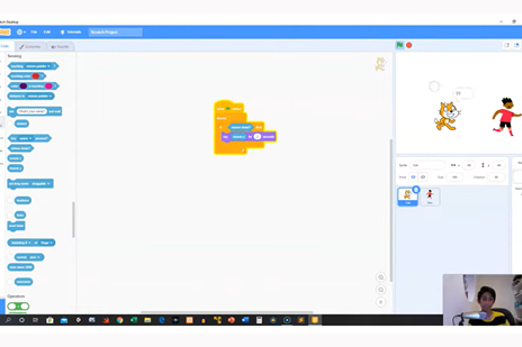 Scratch tutorial 14 – sensingImage