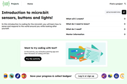 Introduction to micro:bit: sensors, buttons and lights! Image