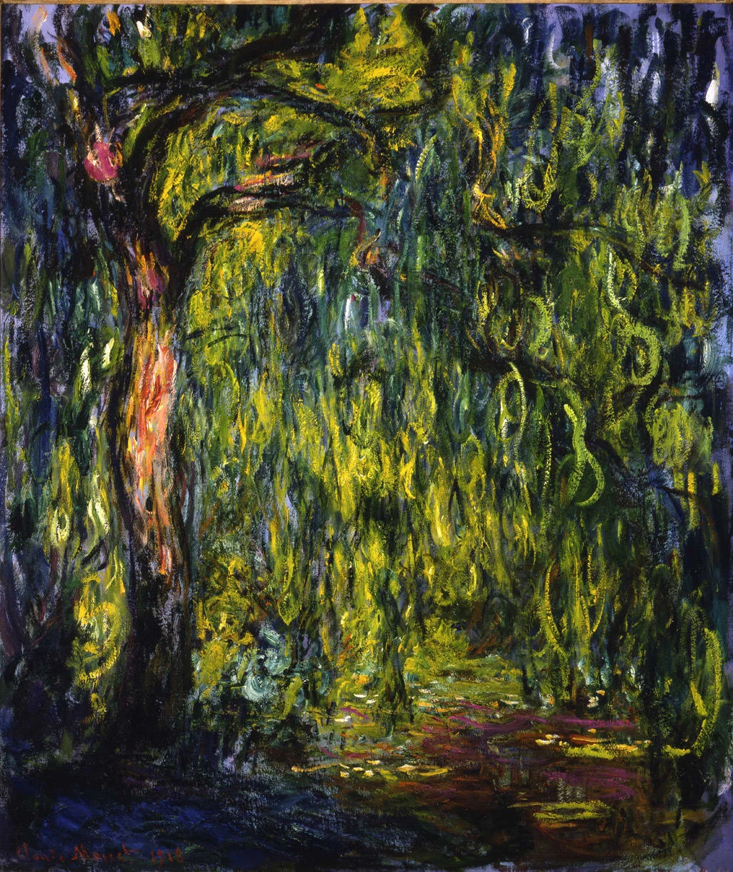 Data Compression Monet Weeping Willow