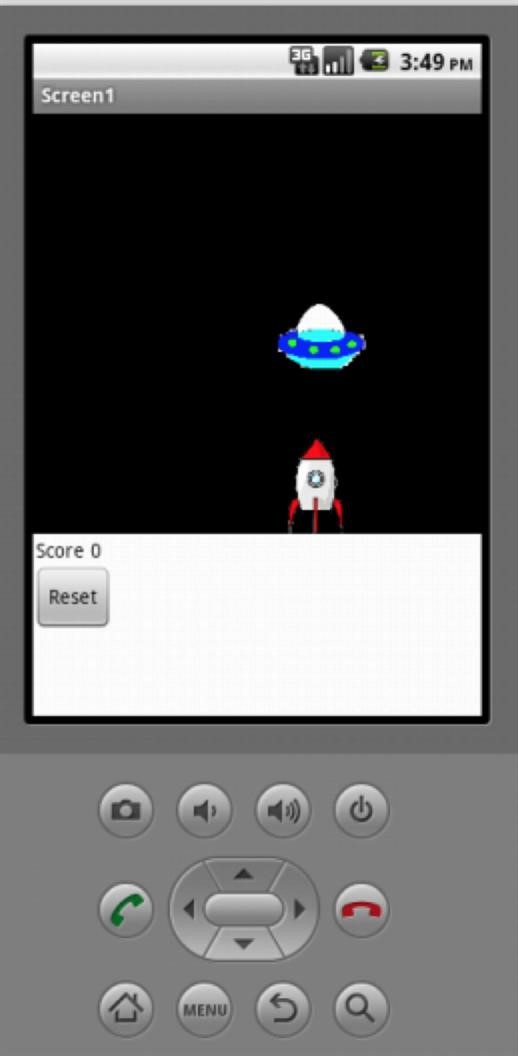 Image displays the game simulated on an android device.