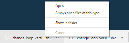 Image of saving a file
