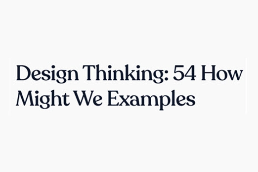 54 How Might We Examples Thumbnail