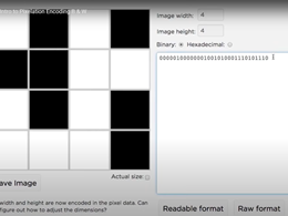 Black And White Pixelation Thumbnail