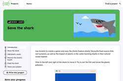 Save the shark Image