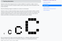 CS Unplugged: Image Representation - Colour by Numbers Image