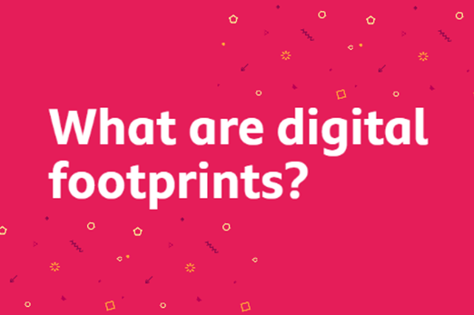 What are digital footprints?Image