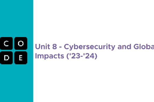 Cybersecurity And Global Impacts Course Unit Thumbnail