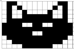 Using binary to create on/off pictures Image