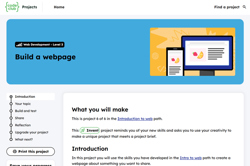 Build a webpage Image