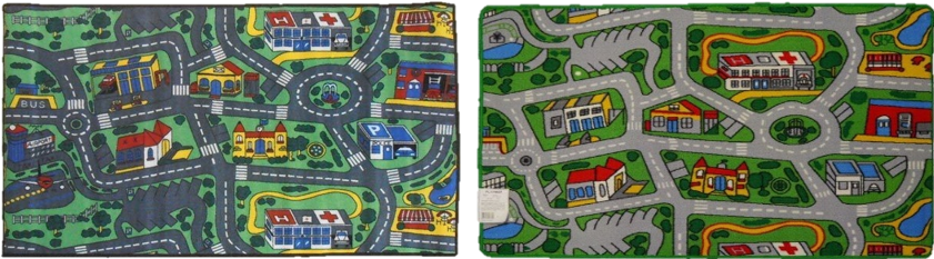 Street map carpets