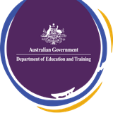 Australian Government Department of Education and Training logo