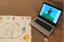 Create a board game that uses an Ozobot Image