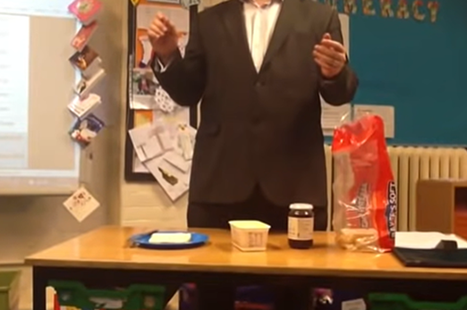 Program your teacher to make a jam sandwich (sandwich bot) Image