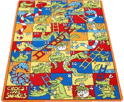 Snakes and ladders carpet