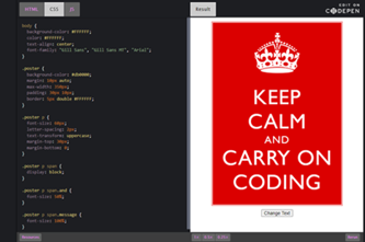 Keep Clam And Carry On Coding Thumbnail