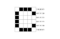CS Unplugged: Image Representation - Colour by Numbers Image