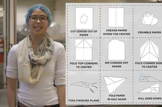 Real-life algorithms: paper planesImage
