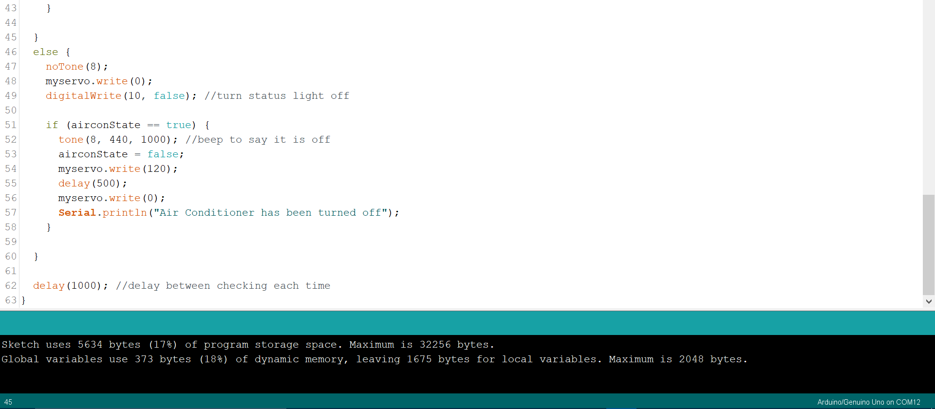 Extensive code for the Hot Bot program, picture 3, lines 43-63. The code is too small to read.